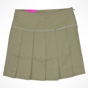 French Toast Pleated Skirt-NWT- Girls sz 10- Khaki- Scooter style hidden shorts
